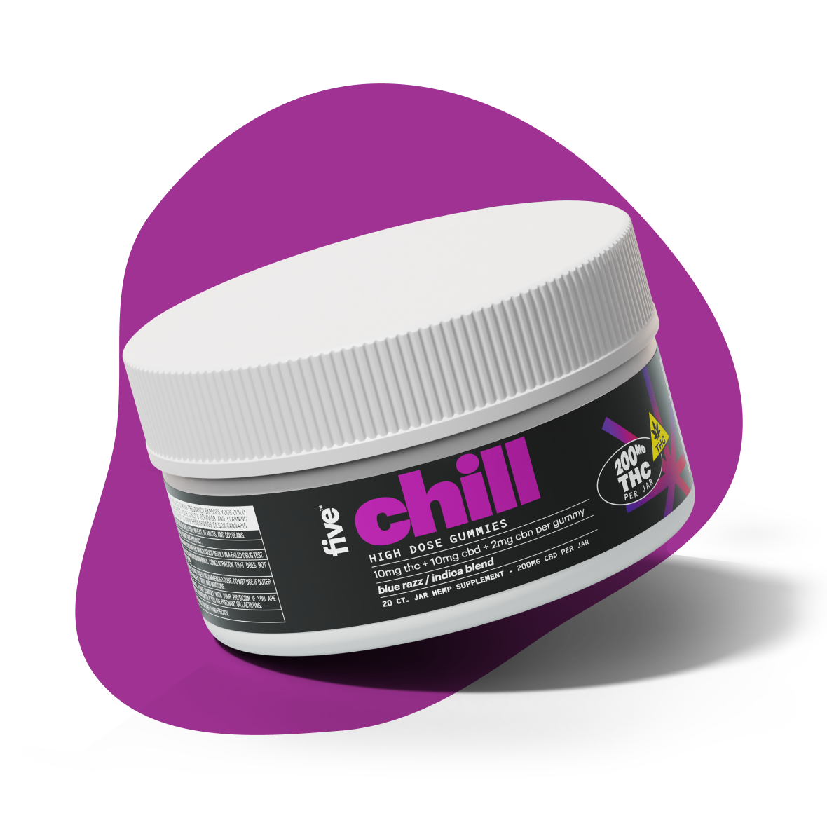 indica chill delta-9 thc mood gummies