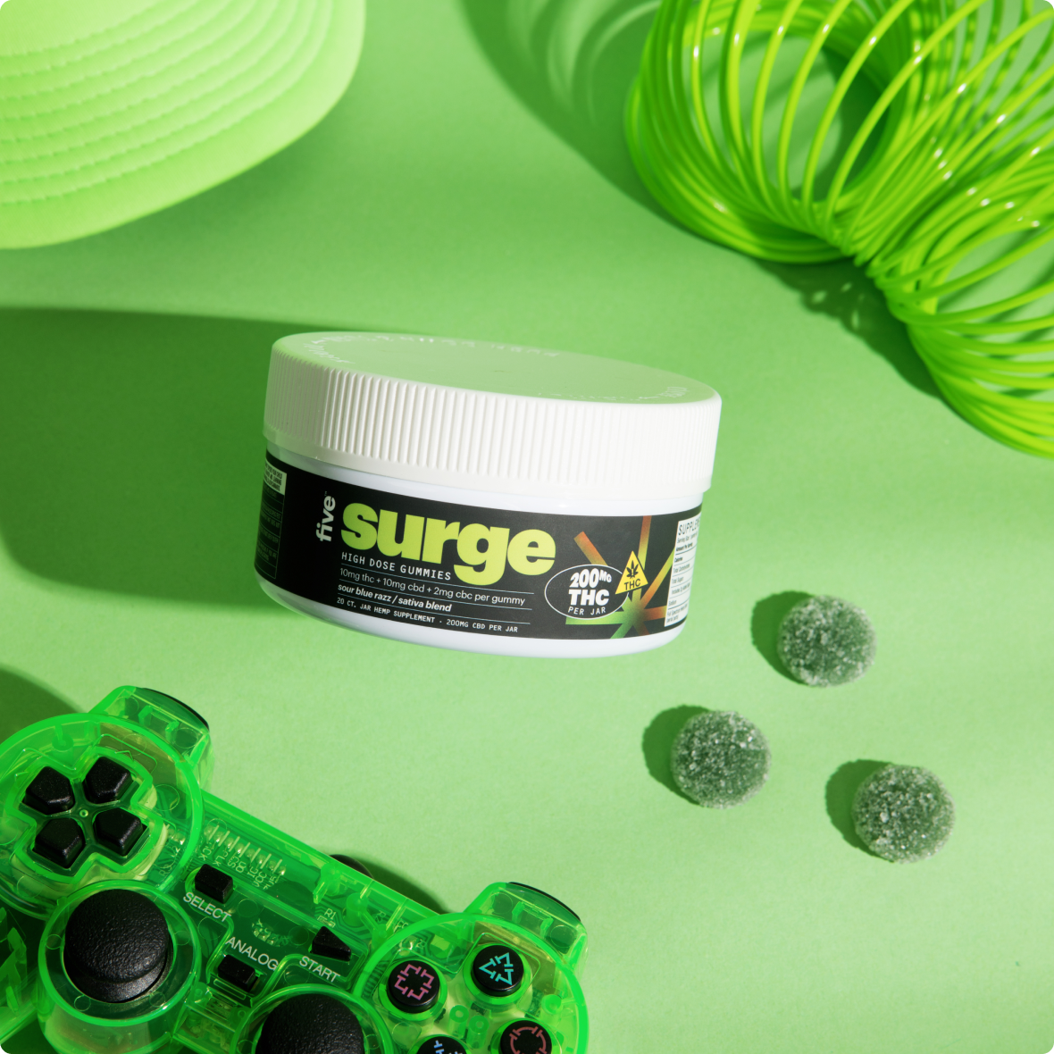 sativa surge delta-9 thc mood gummies