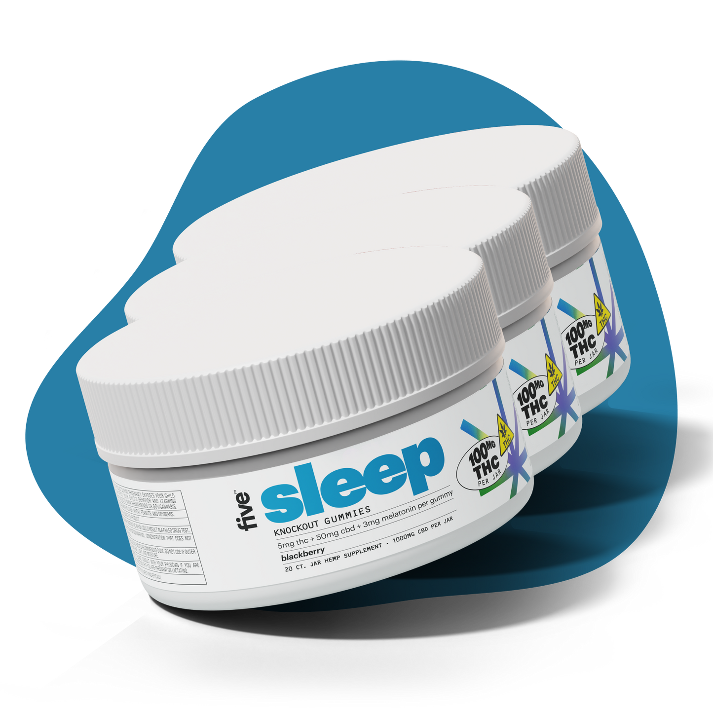 knockout sleep thc + cbd gummies