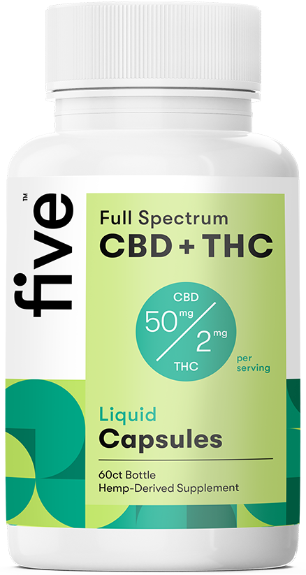 Full Spectrum CBD+THC Liquid Capsules (Top 10)