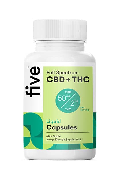 Full Spectrum CBD+THC Liquid Capsules (Top 10)